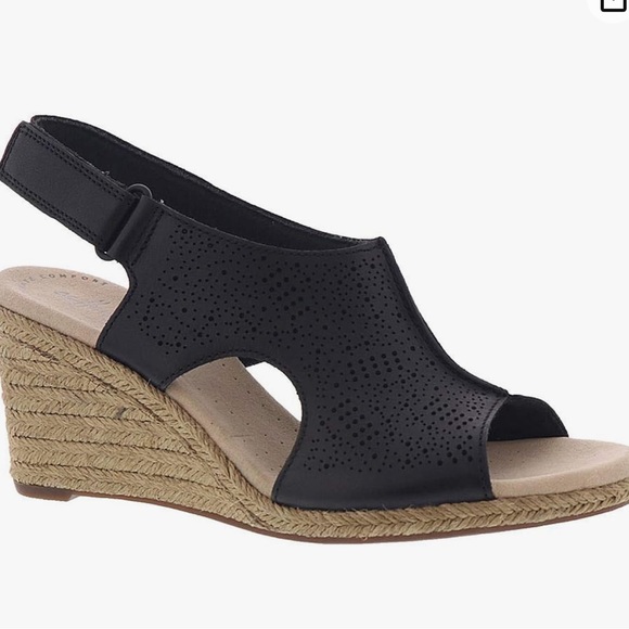 Clarks Women's Lafley Rosen Platform size 9 1/2 - Picture 1 of 6